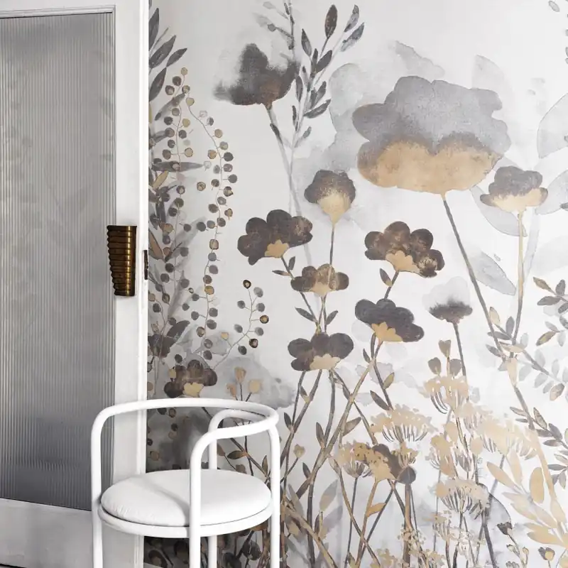 Promoție Exclusive Wallpaper / Felicia Re-Edition (alb), Londonart Tapet floral elegant - Exclusive Tapet / Felicia Re-Edition (alb)