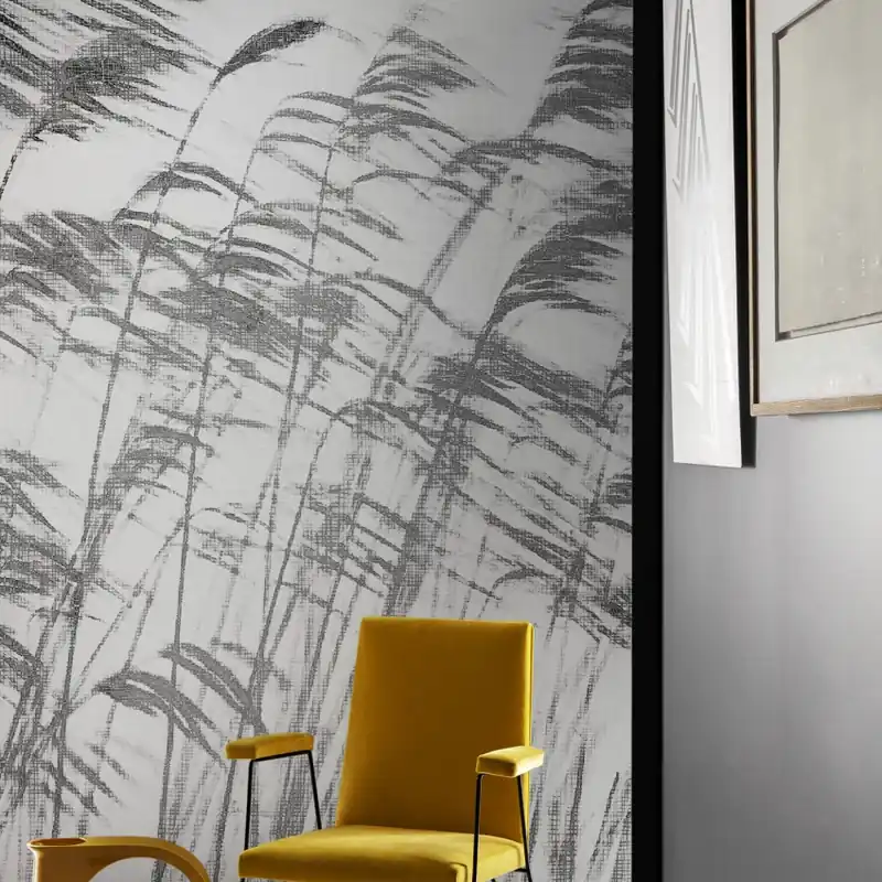 Exclusive Wallpaper / Gone with the Wind Re-Edition (A), Londonart Tapet Abstract Minimalist - Gri si Alb Mai ieftin
