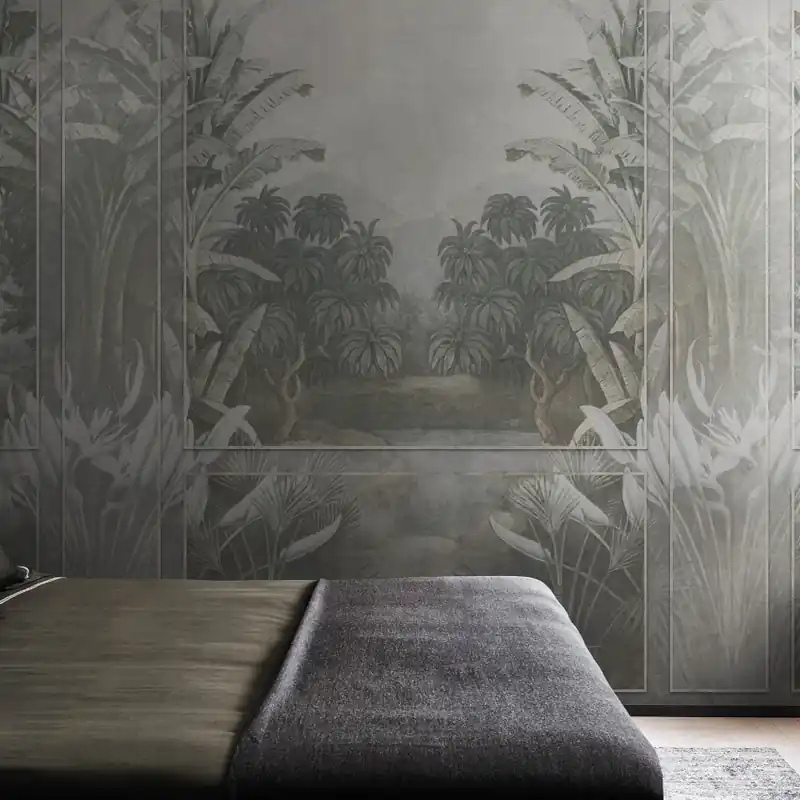 Reduceri Exclusive Wallpaper / Evanescence Re-Edition (light), Londonart Tapet Tropical cu Palmieri - Evanescence Re-Edition (light)