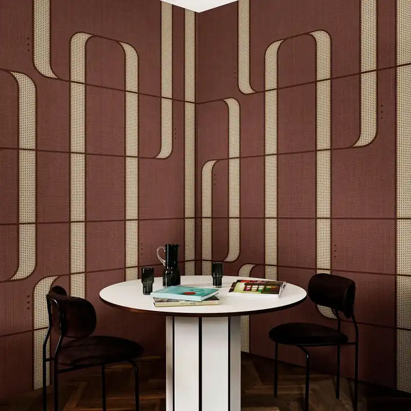 Doar azi Exclusive Wallpaper / Madame (maro), Londonart Tapet modern cu design geometric abstract