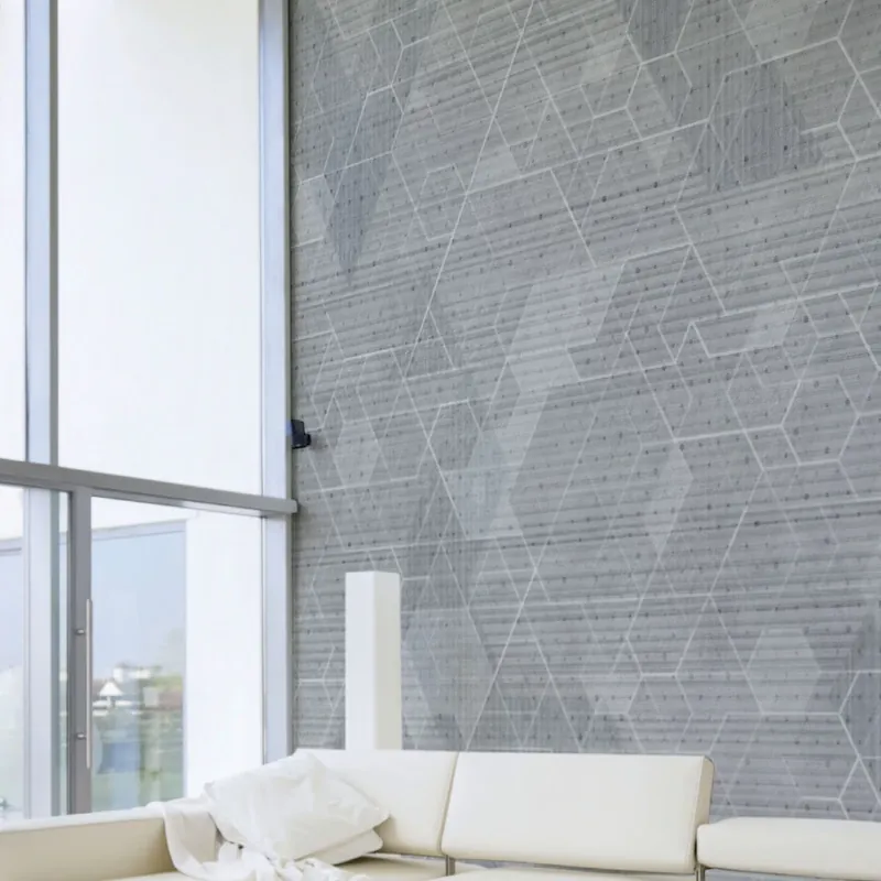Ofertă specială Sunday, Grey, Tecnografica Tapet geometric modern cu design texturat