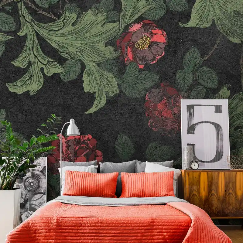 Ofertă limitată Howard, Original, Tecnografica Tapet Floral Elegant pentru Un Design Interior Unic