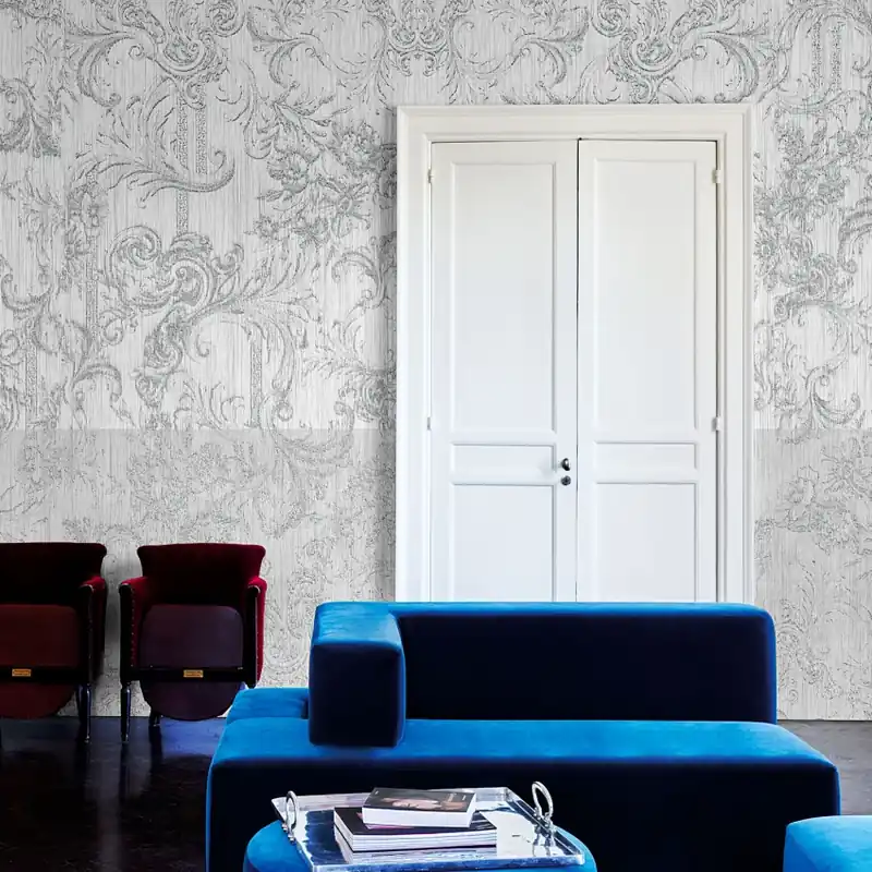 Exclusive Wallpaper / Timewarp (gri), Londonart Tapet geometric modern - Exclusive Tapet / Timewarp (gri) Vezi acum