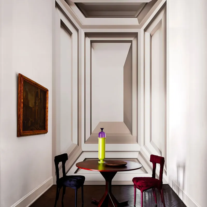 Reducere specială Exclusive Wallpaper / Frame-It (bej), Londonart Transformă camera cu Tapet-ul Frame-It (bej)