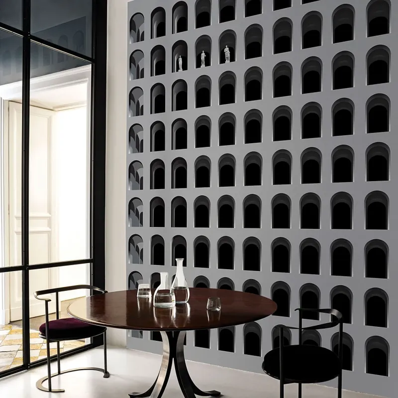 Exclusive Wallpaper / Italia (gri), Londonart Tapet cu arcade elegante, Italia (gri) Expediere rapidă