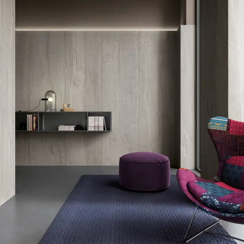 Lund, Taupe, Tecnografica Tapet texturat cu design lemn - Lund Taupe Ofertă limitată