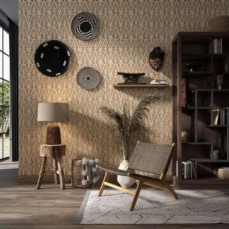Calitate înaltă Rau, Rust Small, Tecnografica Tapet Geometric Abstract Rau Rust Small