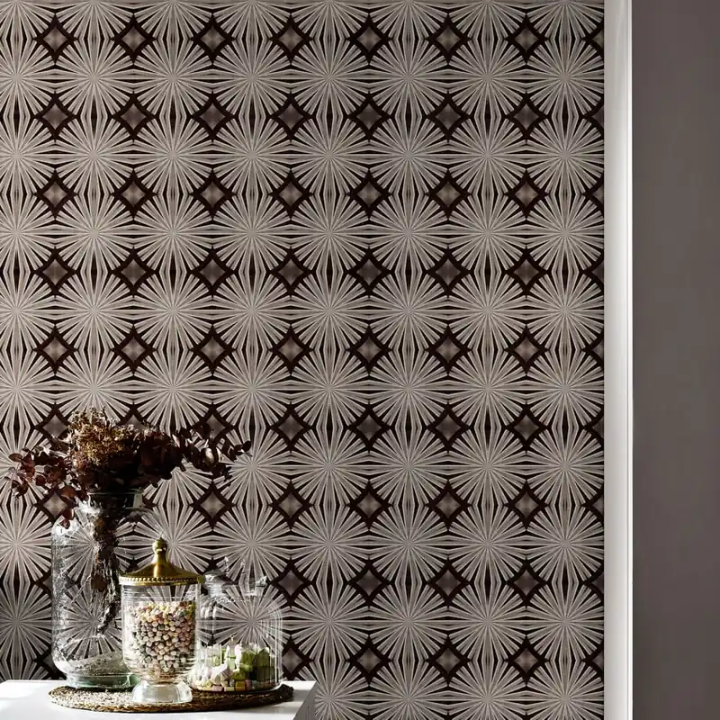 Popular Exclusive Wallpaper / Daisy Deco (bej), Londonart Tapet cu Design Geometric - Daisy Deco (bej)