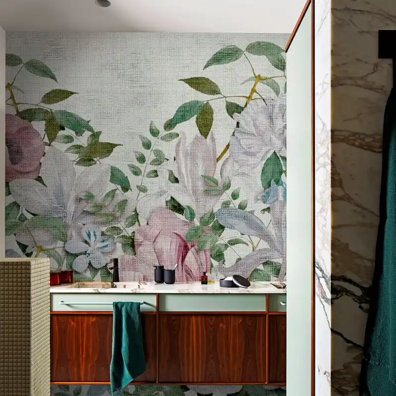 Cumpără online Exclusive Wallpaper / Feels Good (gri), Londonart Tapet floral modern cu design sofisticat