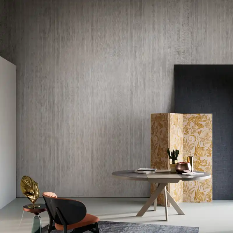 Premium Stockholm, Grey, Tecnografica Tapet modern cu design texturat - Stockholm Grey