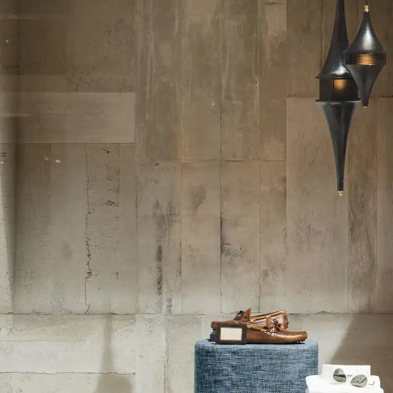 Lom, Beige Peul, Tecnografica Tapet cu aspect de beton - Lom, Beige Peul Disponibil imediat