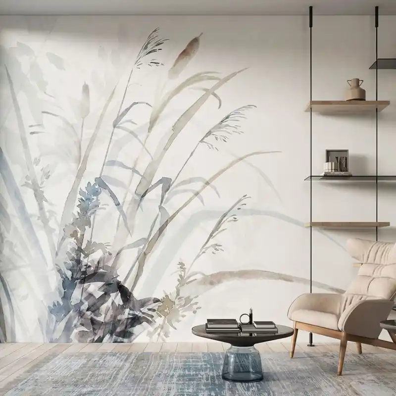 Super ofertă Breath, Fresh, Tecnografica Tapet minimalist cu plante și apă - Breath, Fresh