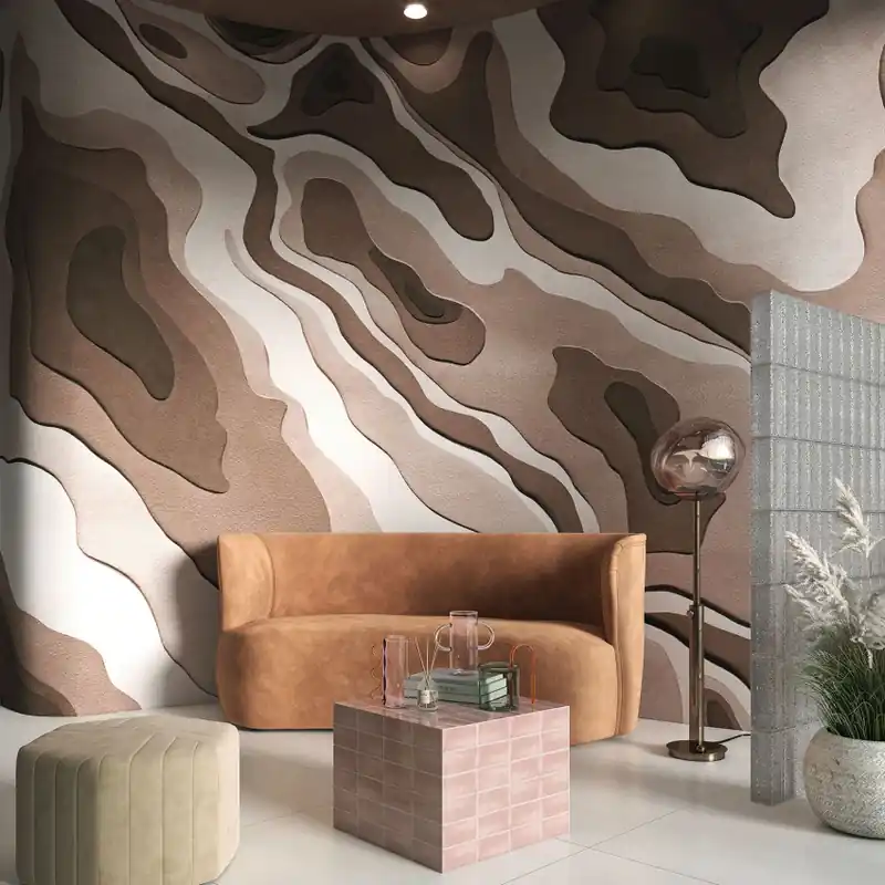 Mai ieftin Level Zero, Cotto, Tecnografica Tapet cu aspect 3D pentru un design modern