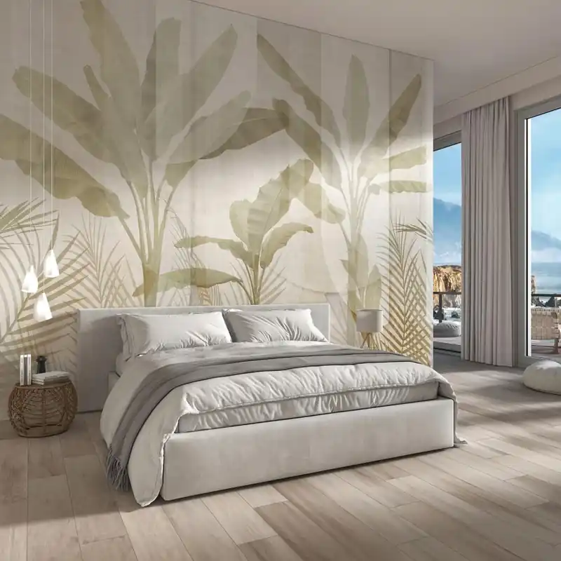 Doar azi Bahama, Warm, Tecnografica Tapet tropical elegant si modern