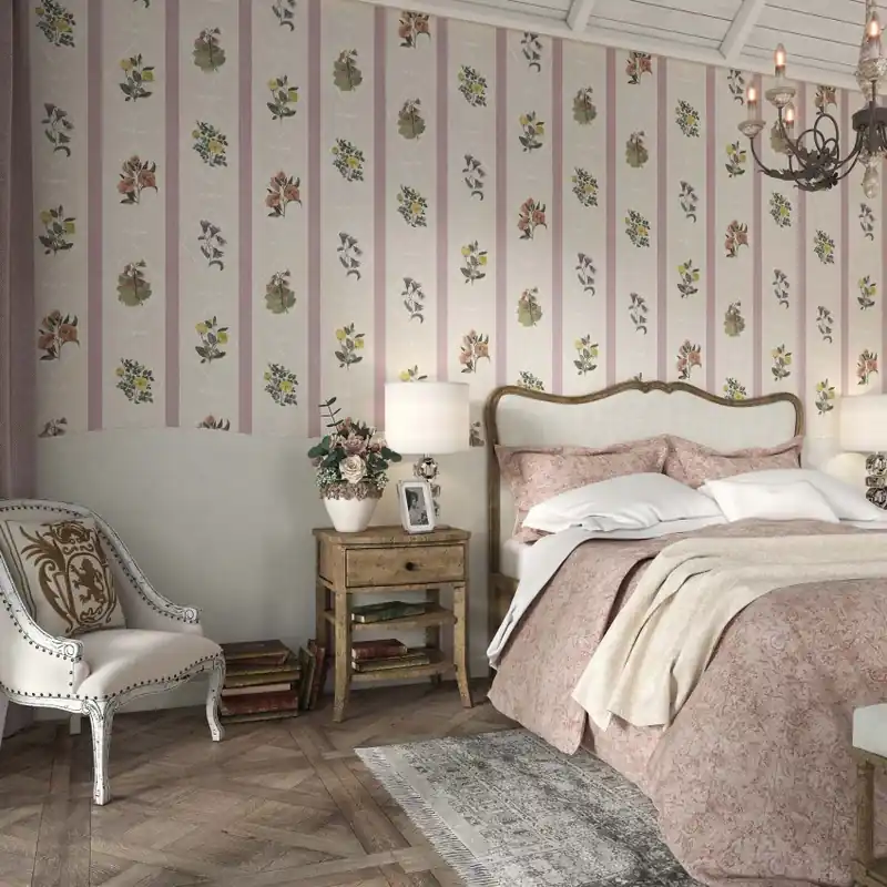 Ava, Violet, Tecnografica Tapet cu flori violet, perfect pentru un design elegant Cumpără acum