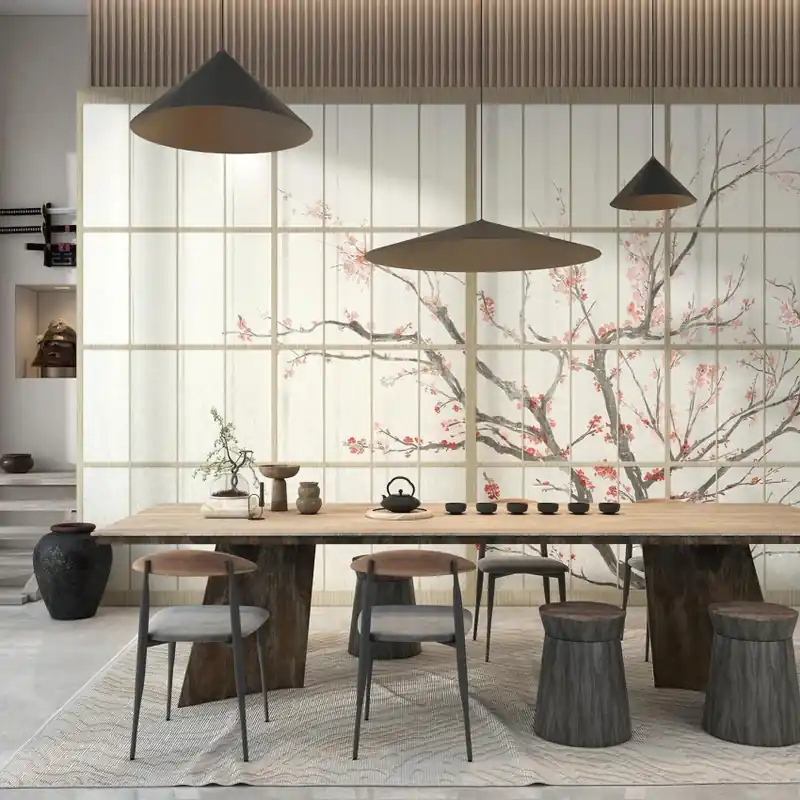 Samurai, Beige, Tecnografica Tapet cu design japonez - Samurai, Beige Cumpărături sigure