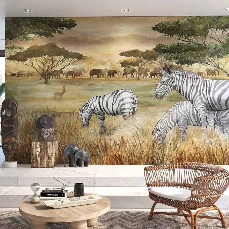Savana, Tecnografica Tapet perete cu design exotic Cumpără online