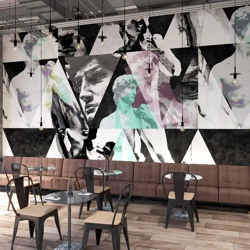Michelangelo, Obsidian, Tecnografica Tapet modern cu design abstract Ofertă limitată