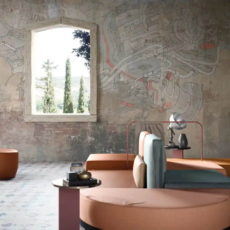 Expediere rapidă Salisbury Dream, Tecnografica Tapet modern cu design industrial - Salisbury Dream