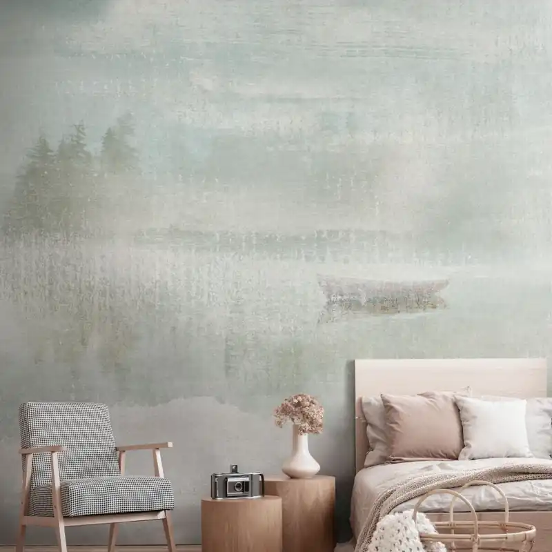 Delta, Green, Tecnografica Fototapet cu Peisaj Verde și Relaxant Reducere extra