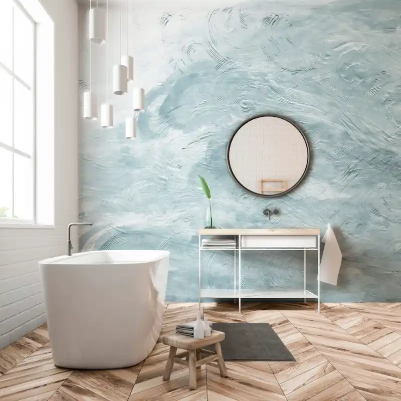 Azumi, Mint, Tecnografica Tapet baie modern, Azumi, Mint Livrare rapidă