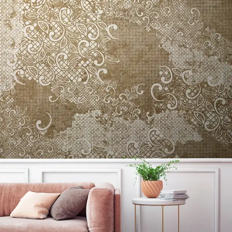 Cumpără online Starling, Bronze, Tecnografica Tapet cu motive florale pentru un design interior elegant