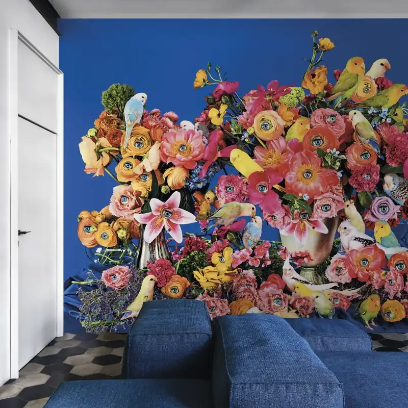 Doar azi Toiletpaper / Bird Watching, Londonart Tapet floral cu design inedit "Bird Watching"