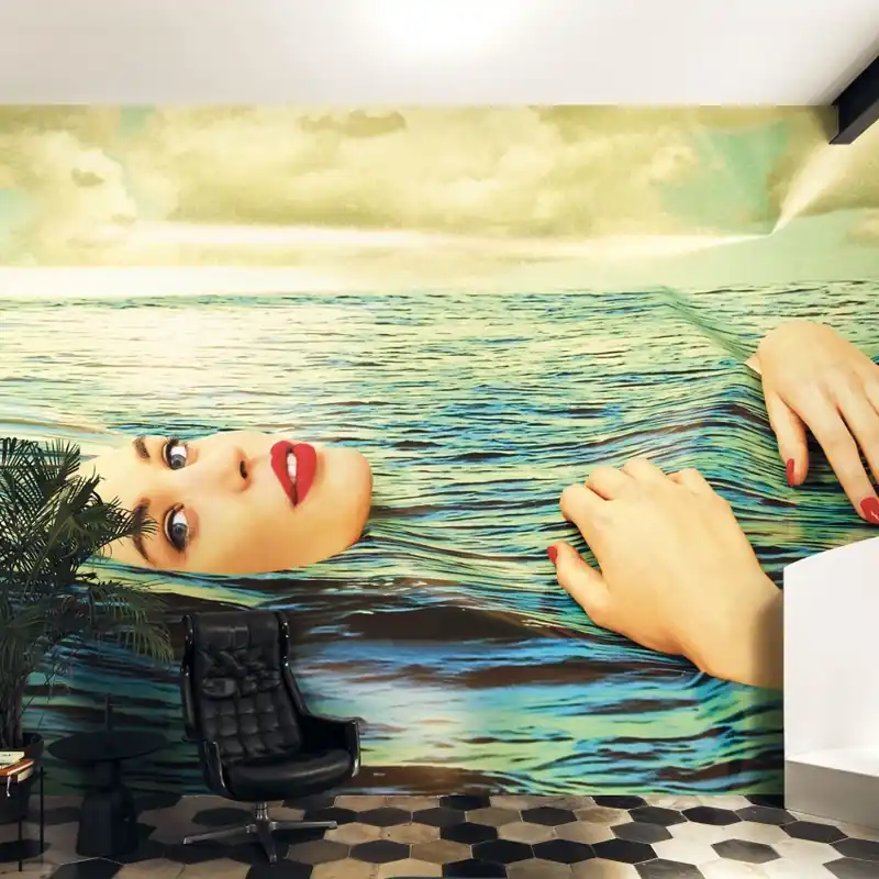 Toiletpaper / Be Water, Londonart Tapet de perete cu design artistic - Be Water Ofertă de sezon