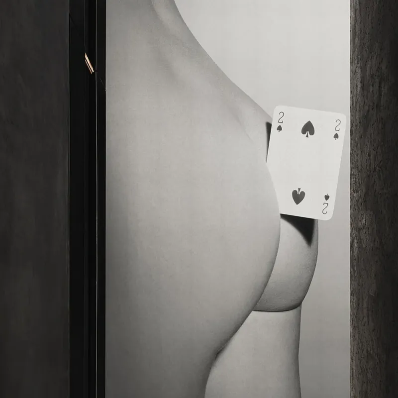 Toiletpaper / Bye Bye (gri), Londonart Tapet modern cu design indraznet Premium