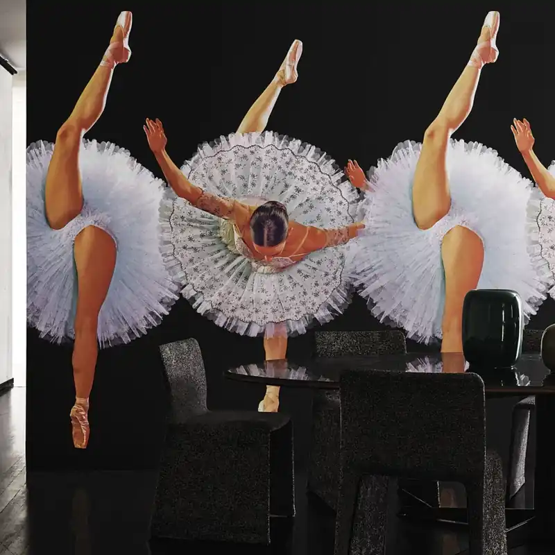 Toiletpaper / Bolschoi Collection (negru), Londonart Tapet cu balerine pentru un decor elegant Mai ieftin