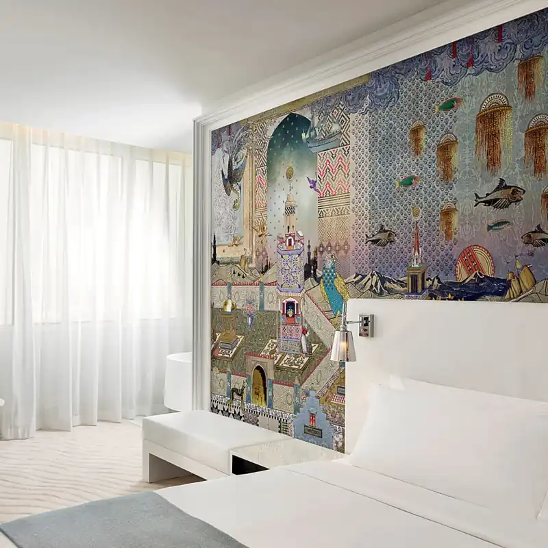 Reducere specială Wanderlust / Mondrian Doha, Londonart Tapet modern cu design abstract - Wanderlust / Mondrian Doha