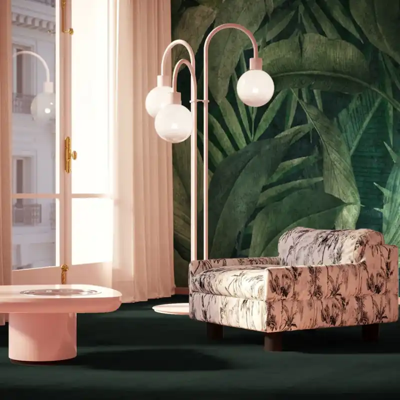 Bestseller Giopagani / Remember (verde), Londonart Tapet cu design tropical opulent