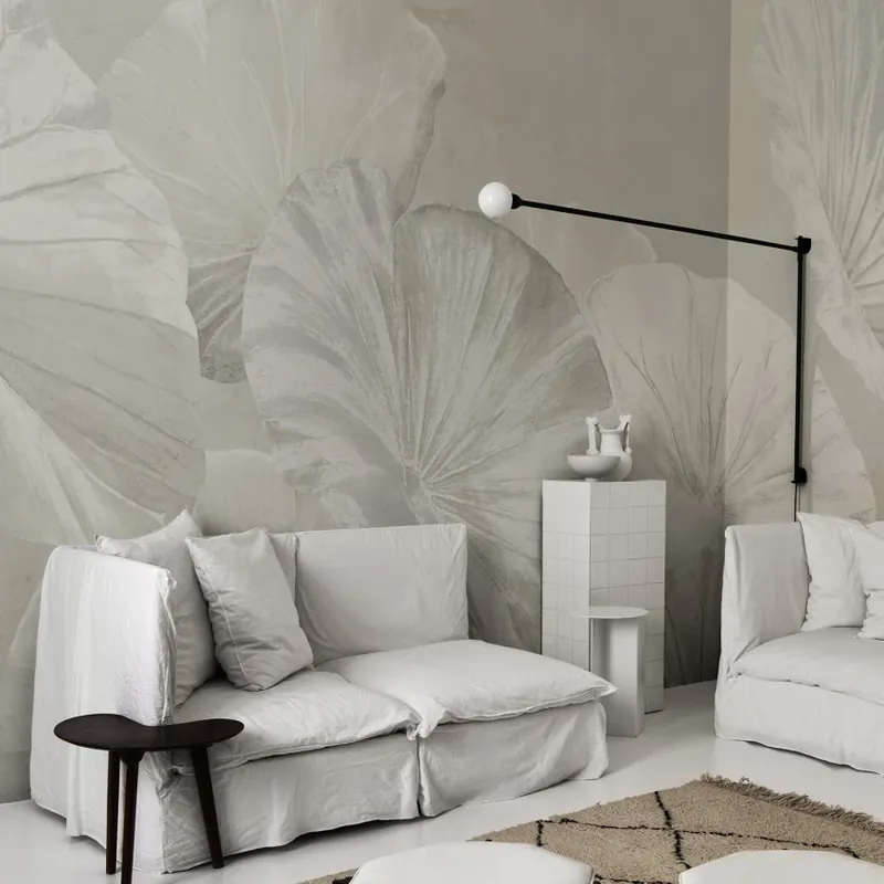Ofertă Exclusive Wallpaper / Naiadi Re-Edition (bej), Londonart Tapet floral minimalist - Naiadi Re-Edition (bej)