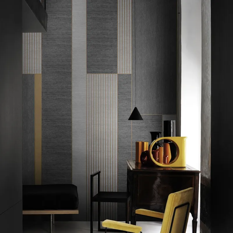 Exclusive Wallpaper / Dinasty Re-Edition (A), Londonart Tapet modern cu linii geometrice fine, design minimalist Cumpără acum