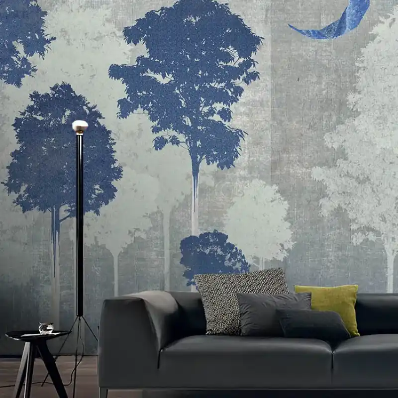 Ofertă exclusivă Foresta Azul, Idea Murale Tapet contemporan cu design unic inspirat de natura