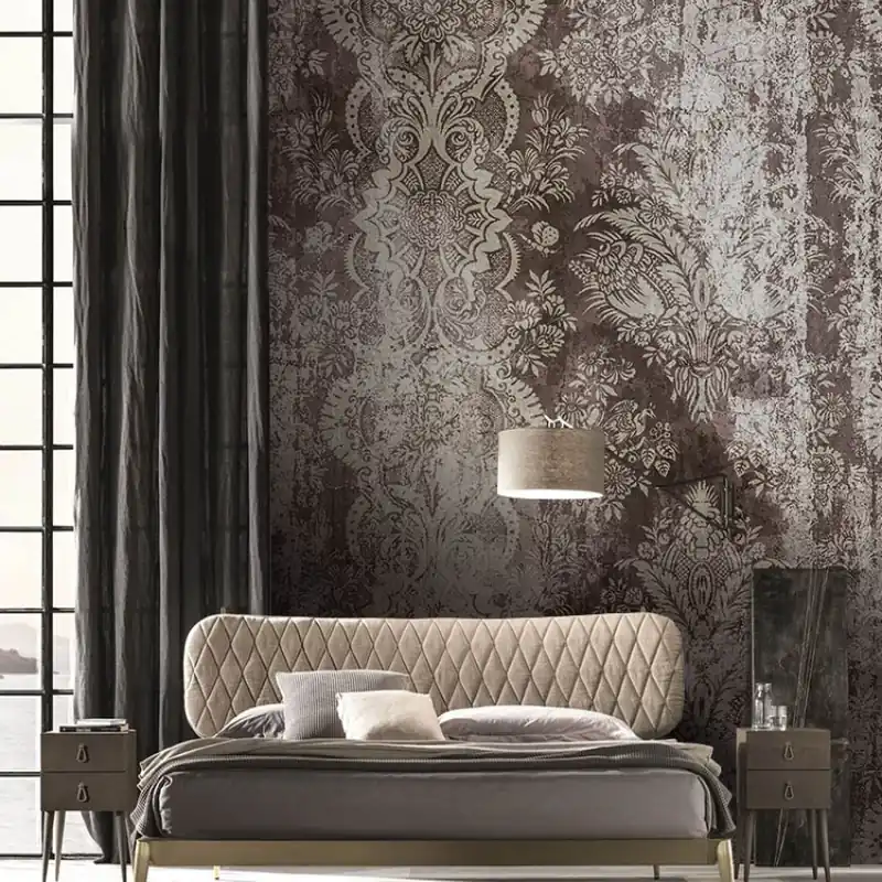 Calitate înaltă American Vintage, Idea Murale Tapet dormitor modern cu imprimeu floral