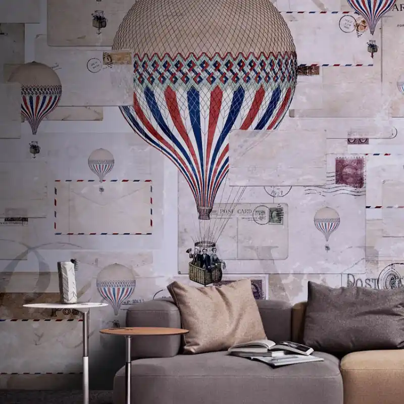 Par Avion, Idea Murale Decoratiuni interioare cu Par Avion - un design modern cu aer vintage Reducere extra