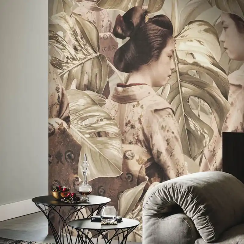 Comandă acum Geisha II, Idea Murale Tapet contemporan cu design exotic