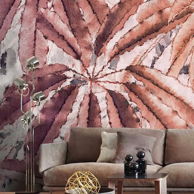 Tropical Vibes, Idea Murale Tapet Contemporan cu Design Abstract Tropical Ultima șansă