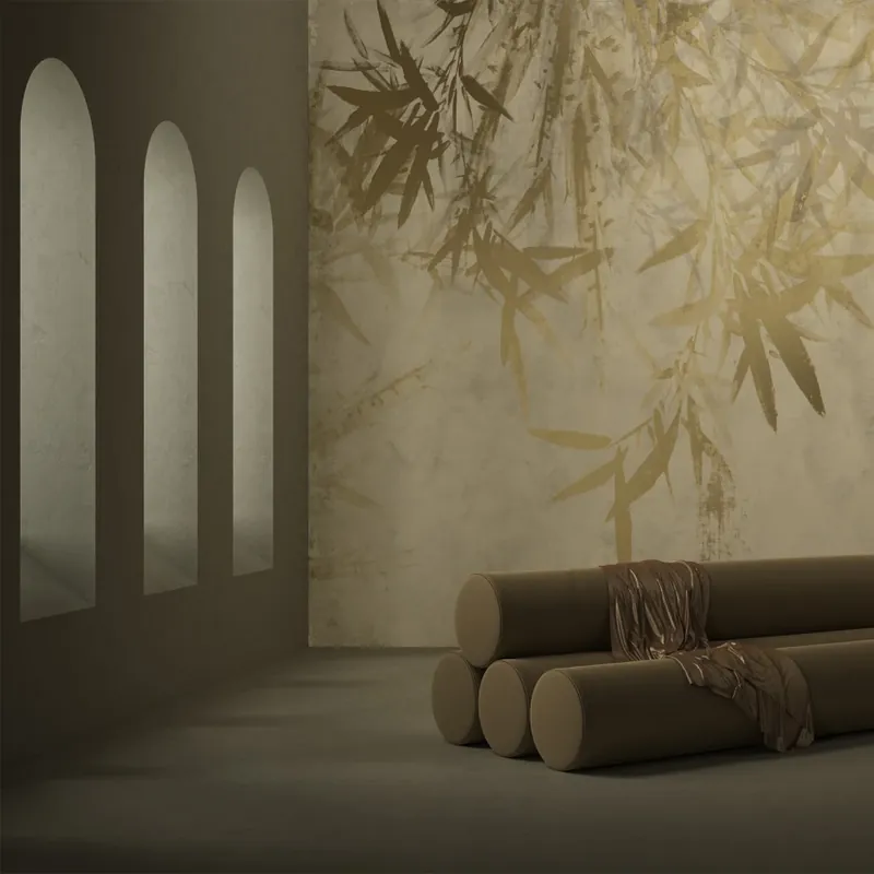 Rusty Florals RF1.01, Stannic Gold - YO2 design Tapet modern Rusty Florals RF1.01, Stannic Gold - YO2 design Doar azi