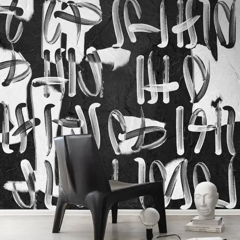 Parola, Idea Murale Tapet modern cu design minimalist Calitate înaltă