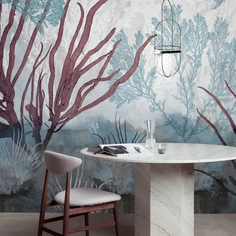 Aquatic Tale, idea murale Tapet mural contemporan cu design abstract Livrare rapidă