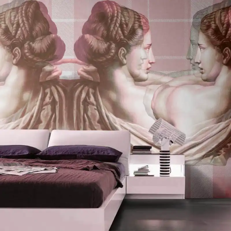 Specchio Perso, Idea Murale Tapet modern pentru dormitor “Specchio Perso” Lichidare de stoc