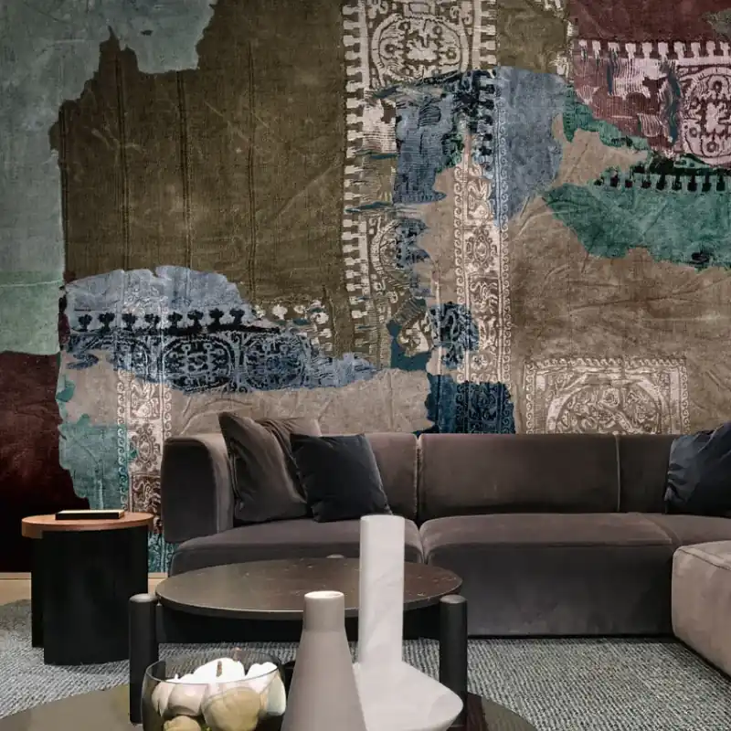 Ultima șansă Ethno Echoes, idea murale Tapet contemporan cu design exotic