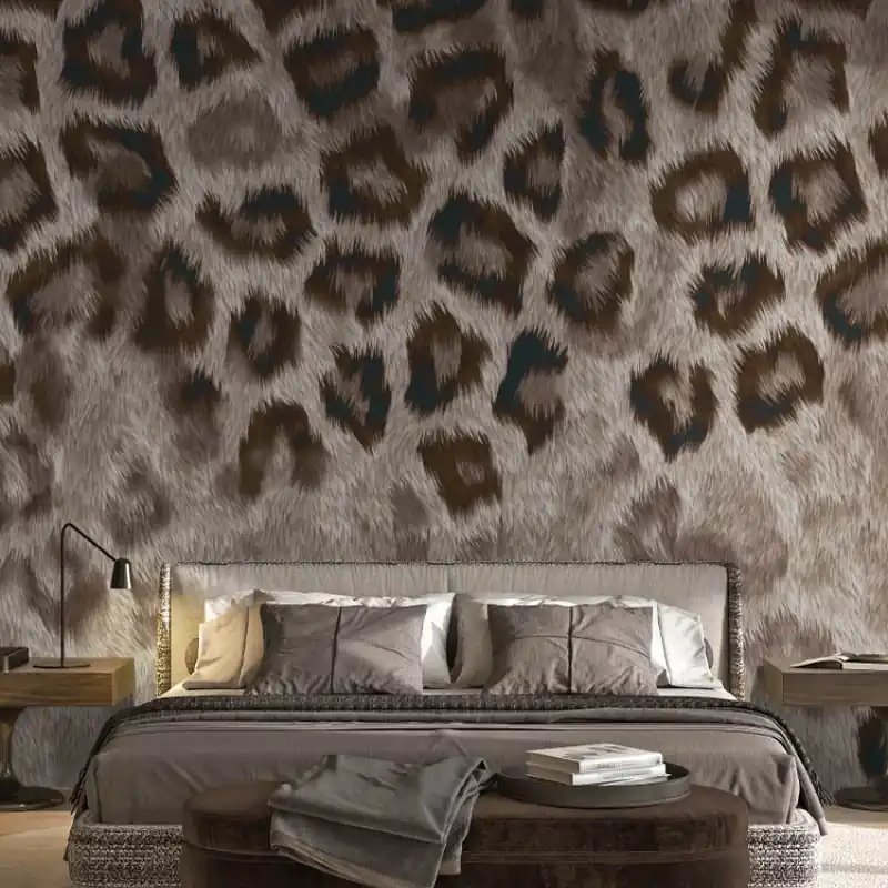 Cafuné II, Idea Murale Tapet contemporan cu design inspirat de blana animalelor Cel mai vândut