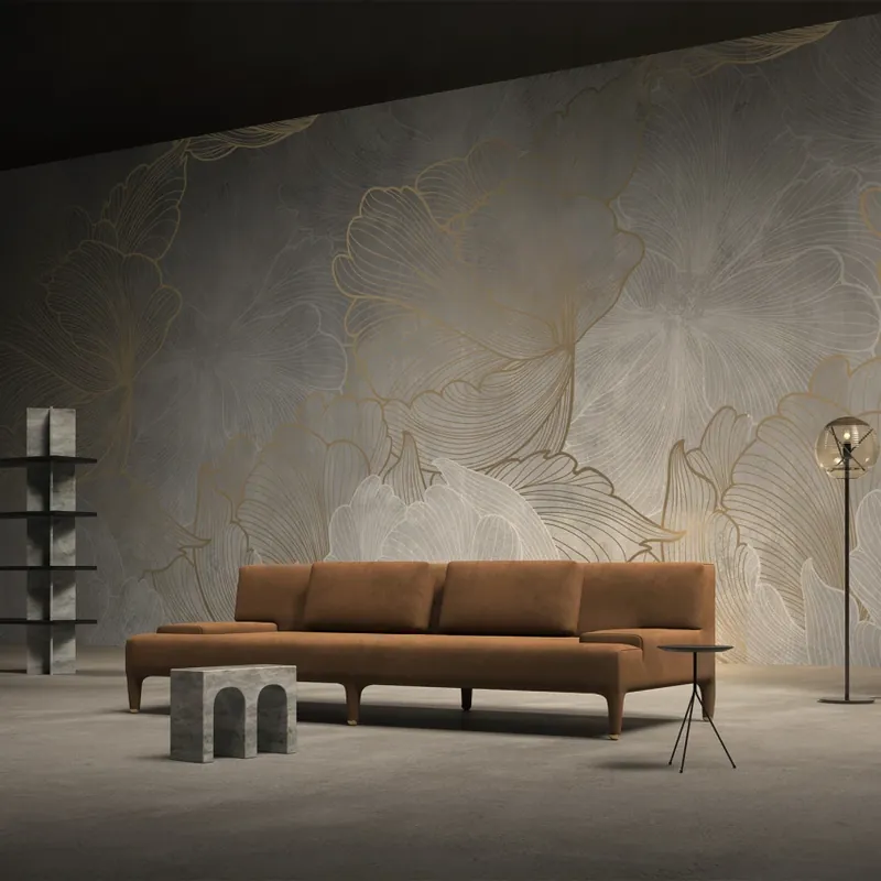 Retur ușor Romantic Traces RT1.01.1 - YO2 design Tapet cu motive florale delicate - Romantic Traces RT1.01.1 - YO2 design