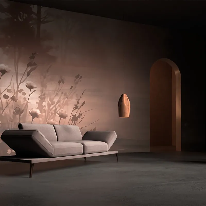 Comandă acum Botany Stories BOS1.06.2 - YO2 design Tapet floral cu design minimalist