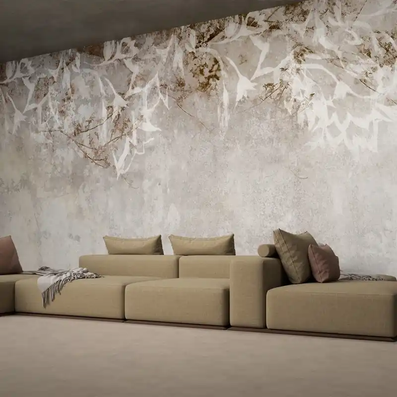 Unreal Cluster UNC1.05.1 - YO2 design Tapet modern cu design vintage si texturat - Unreal Cluster Preț redus