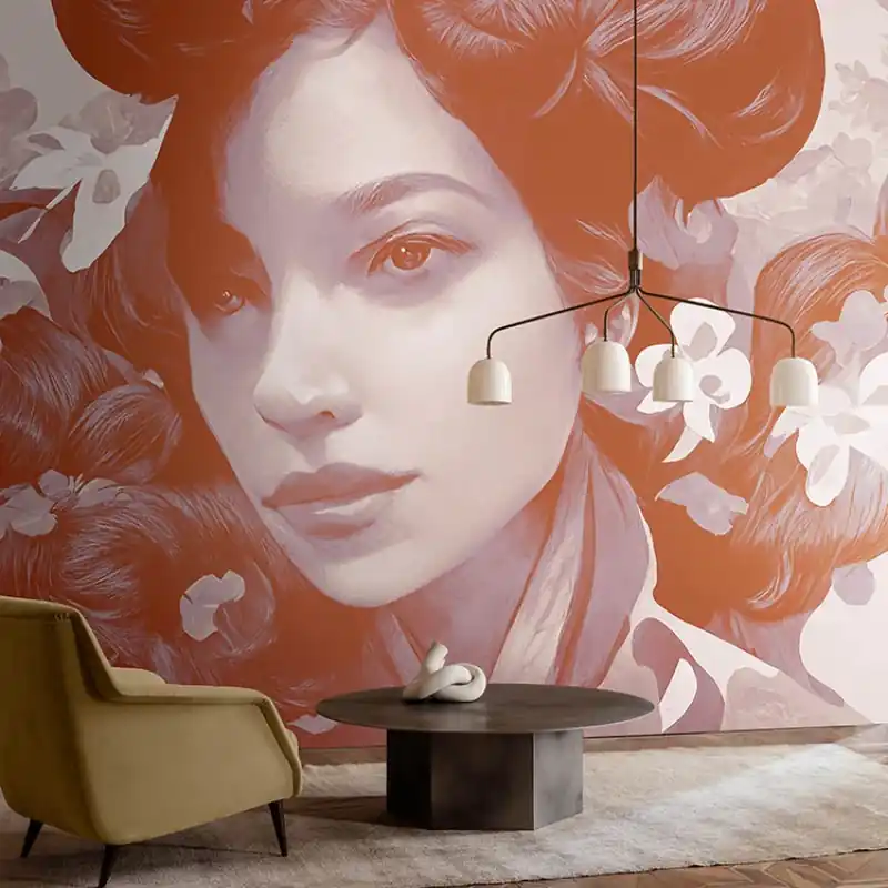 Geisha III, Idea Murale Tapet modern cu design artistic - Geisha III Cel mai vândut