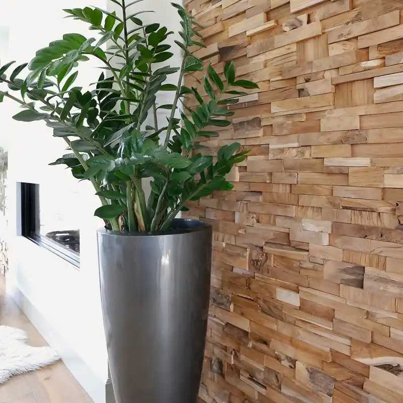 Plată sigură Panouri decorative 3D Tec Borneo, 8 placi 20x73cm panouri-decorative-lemn-reciclat-borneo